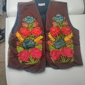 Vintage Guatemalan vest sz xl